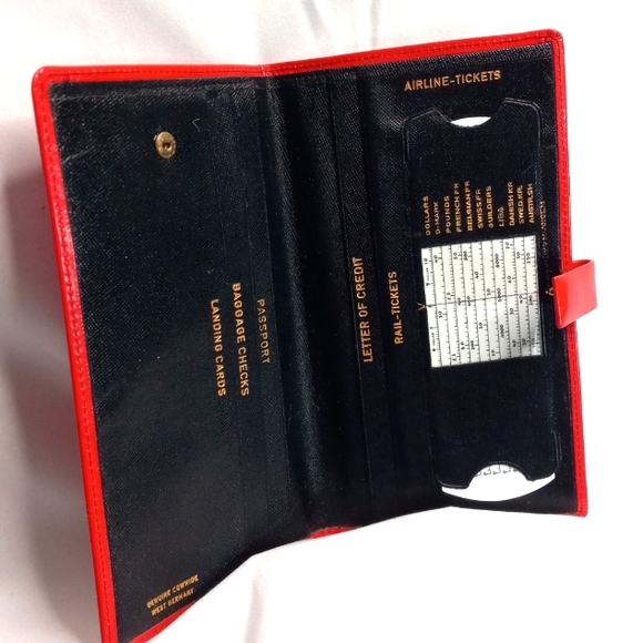 Vintage West Germany Travel Wallet - Picture 3 of 6